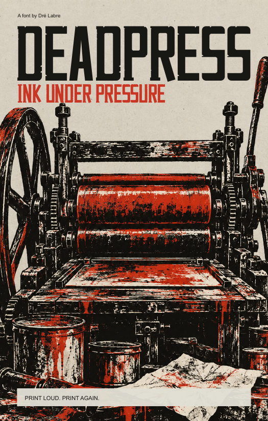 Ink under pressure zine cover