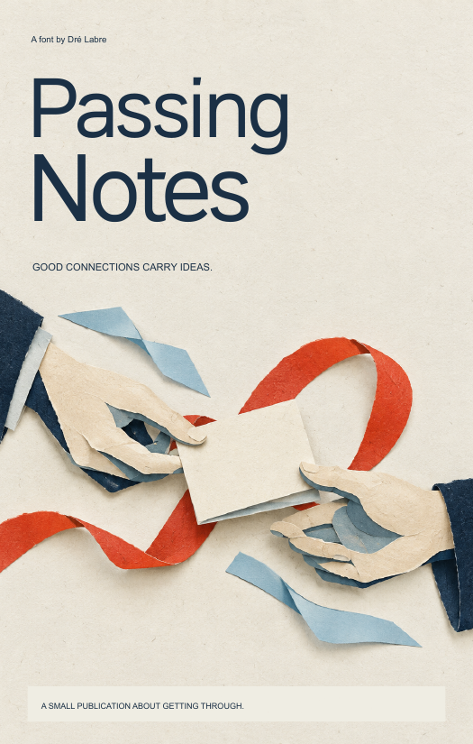 Passing Notes zine cover