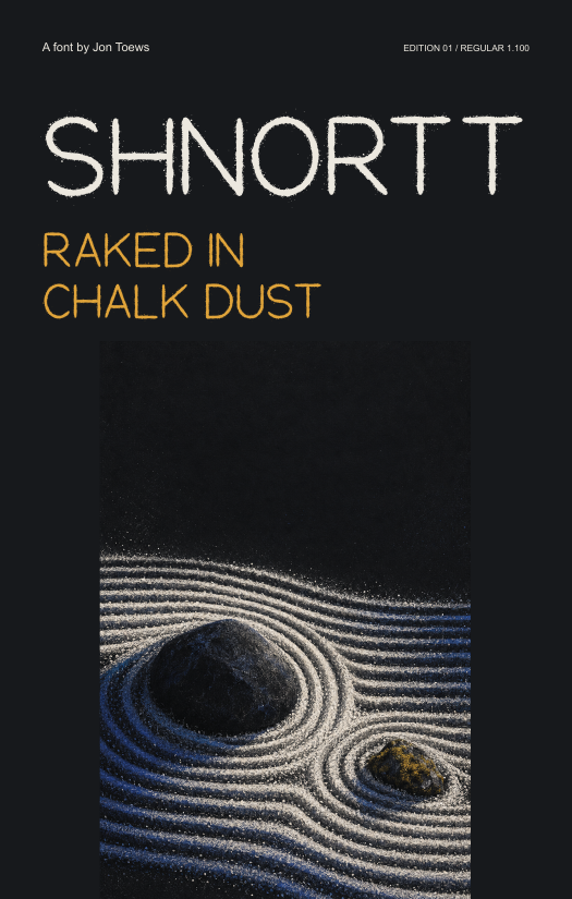 Raked in Chalk Dust zine cover