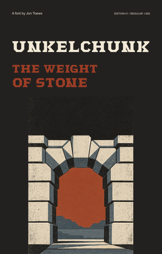 The Weight of Stone zine cover