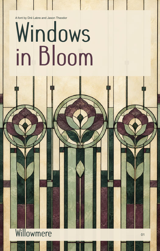 Windows in Bloom zine cover